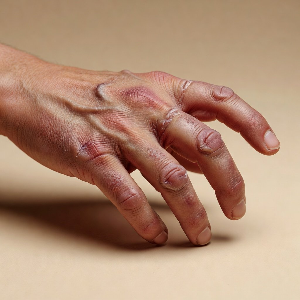 Burned Hand Reconstruction - Before Burned Hand Reconstruction - Before