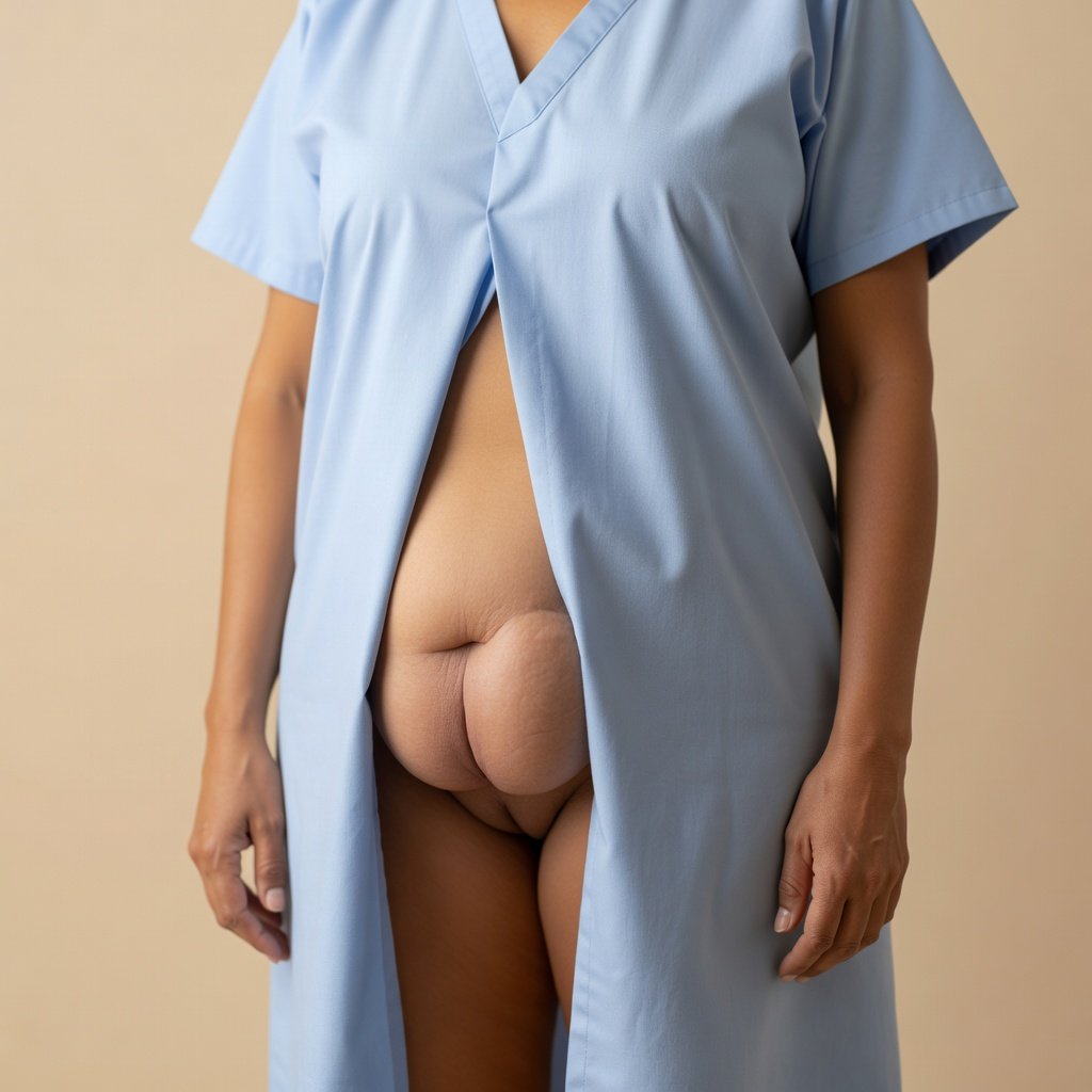 تصغير الشفرين الكبيرين - قبل تصغير الشفرين الكبيرين - قبل